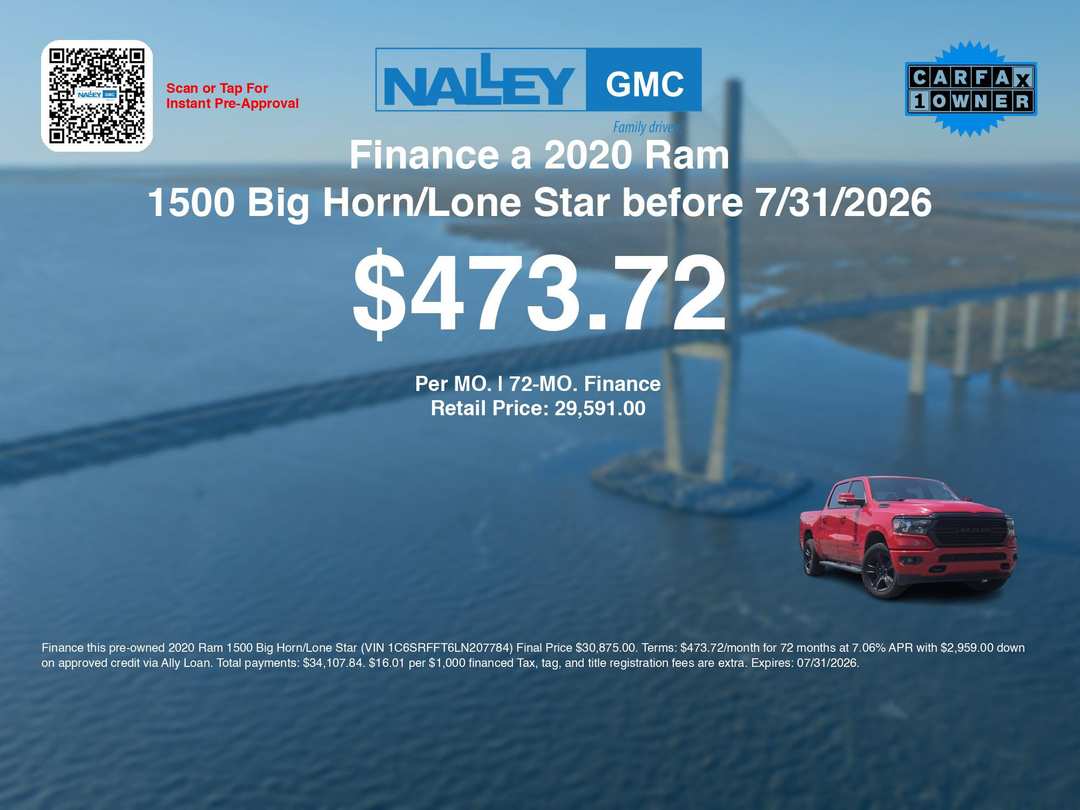 2020 Ram 1500 Big Horn Crew 5'7 Box - Image 3