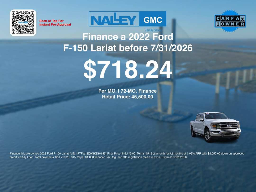 2022 Ford F-150 LARIAT 5.5' Box - Image 3